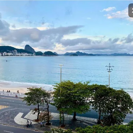 Av Atlantica Copacabana - Pé na areia 3 quartos-2